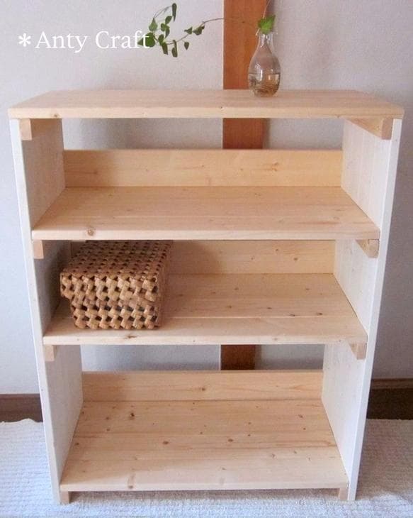 【サイズオーダー可】【引取可能】3段収納棚 飾り棚 店舗什器 シェルフ幅70cm