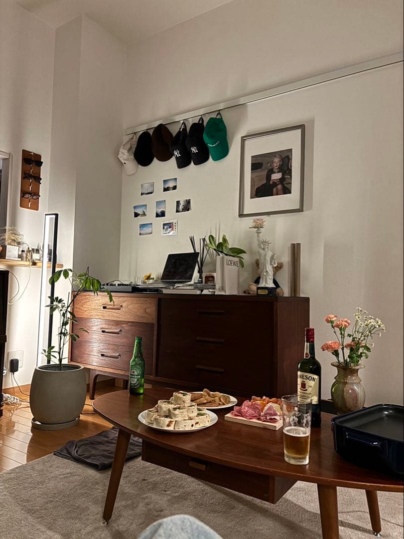 ミッドセンチュリー 木製チェスト 6引き出しヴィンテージ