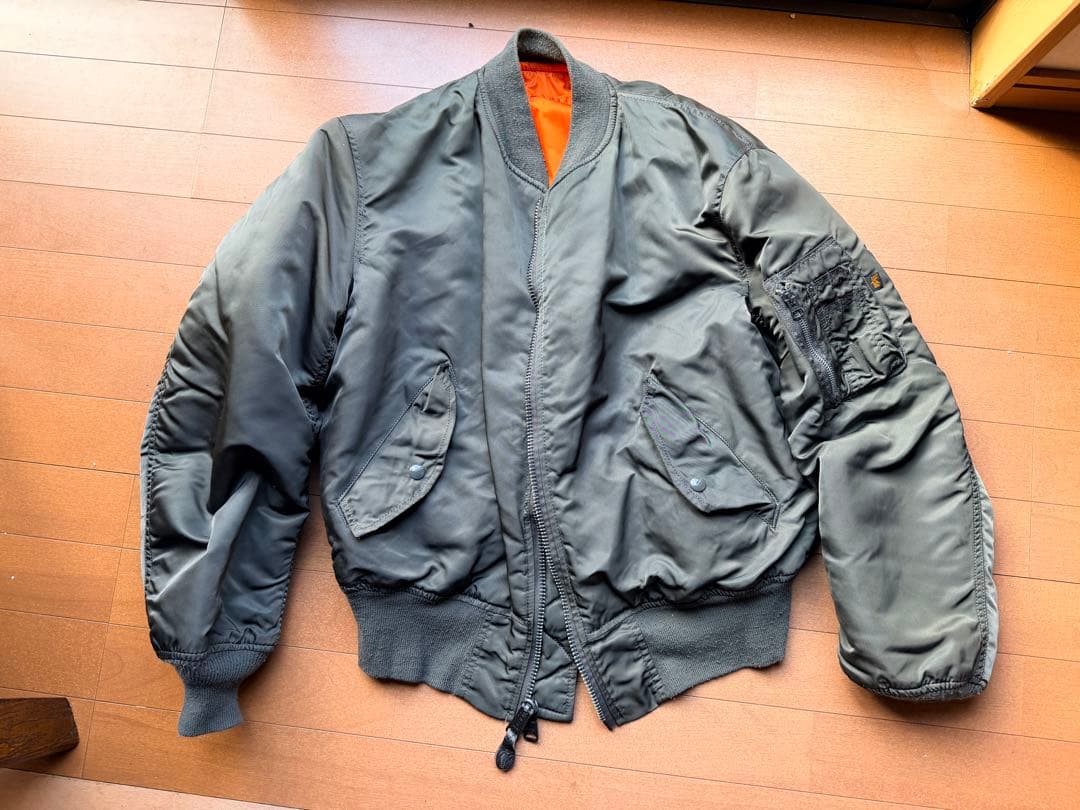 【90’s】ヴィンテージ　美品　ALPHA INDUSTRIES　MA-1