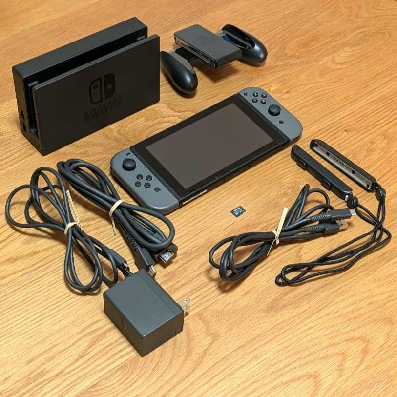 Nintendo Switch 本体 セット グレー（MicroSD32GB付）