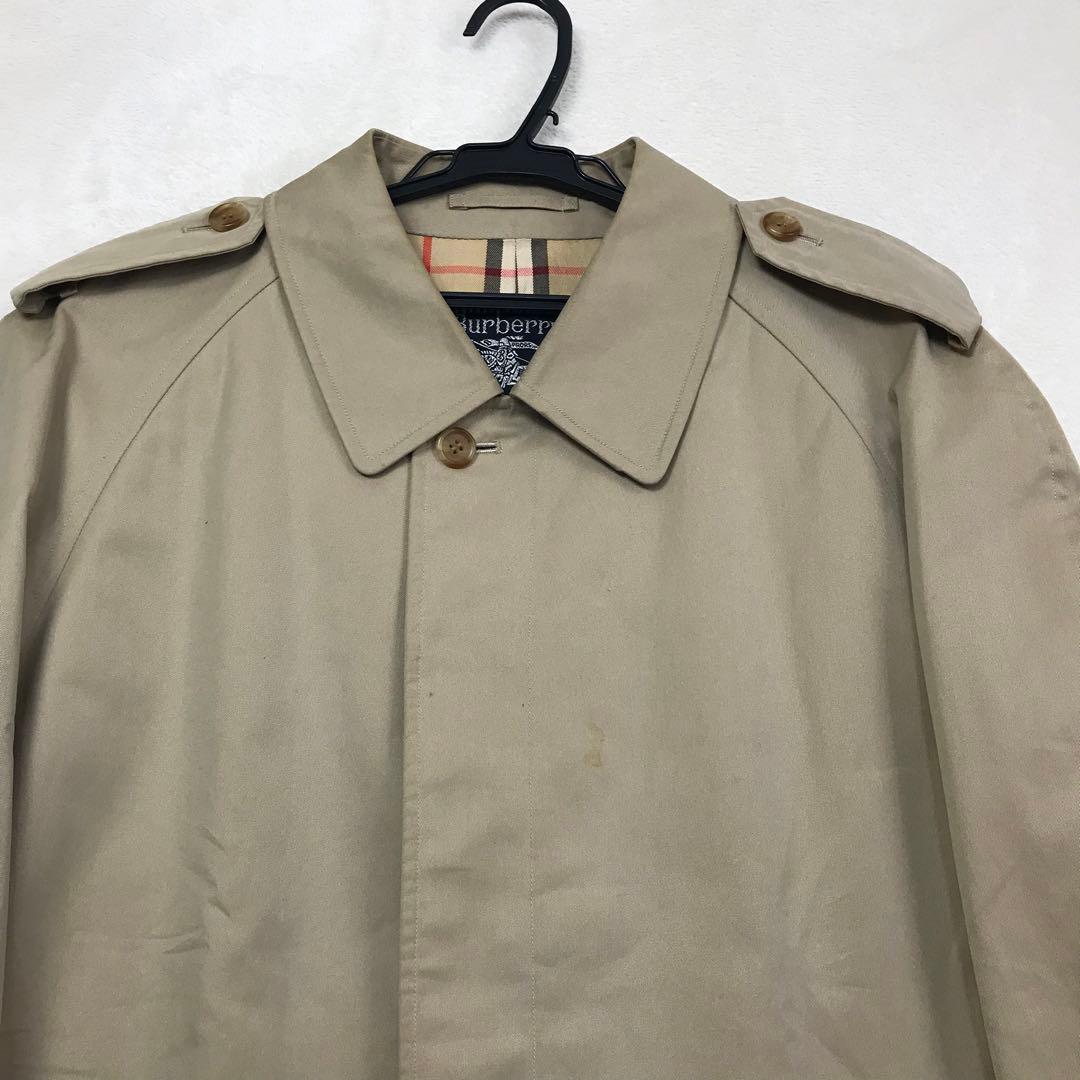バーバリー Burberrys ベージュ ステンカラーコート ノバチェック