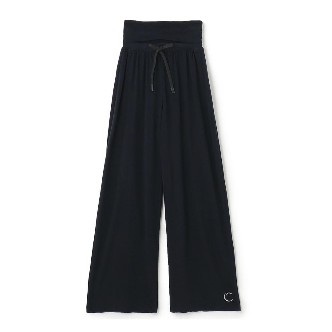 BALLET - Men ワイドレッグウォームパンツ　ブラックM