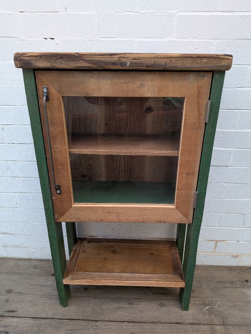 古材かざり棚　グリーン