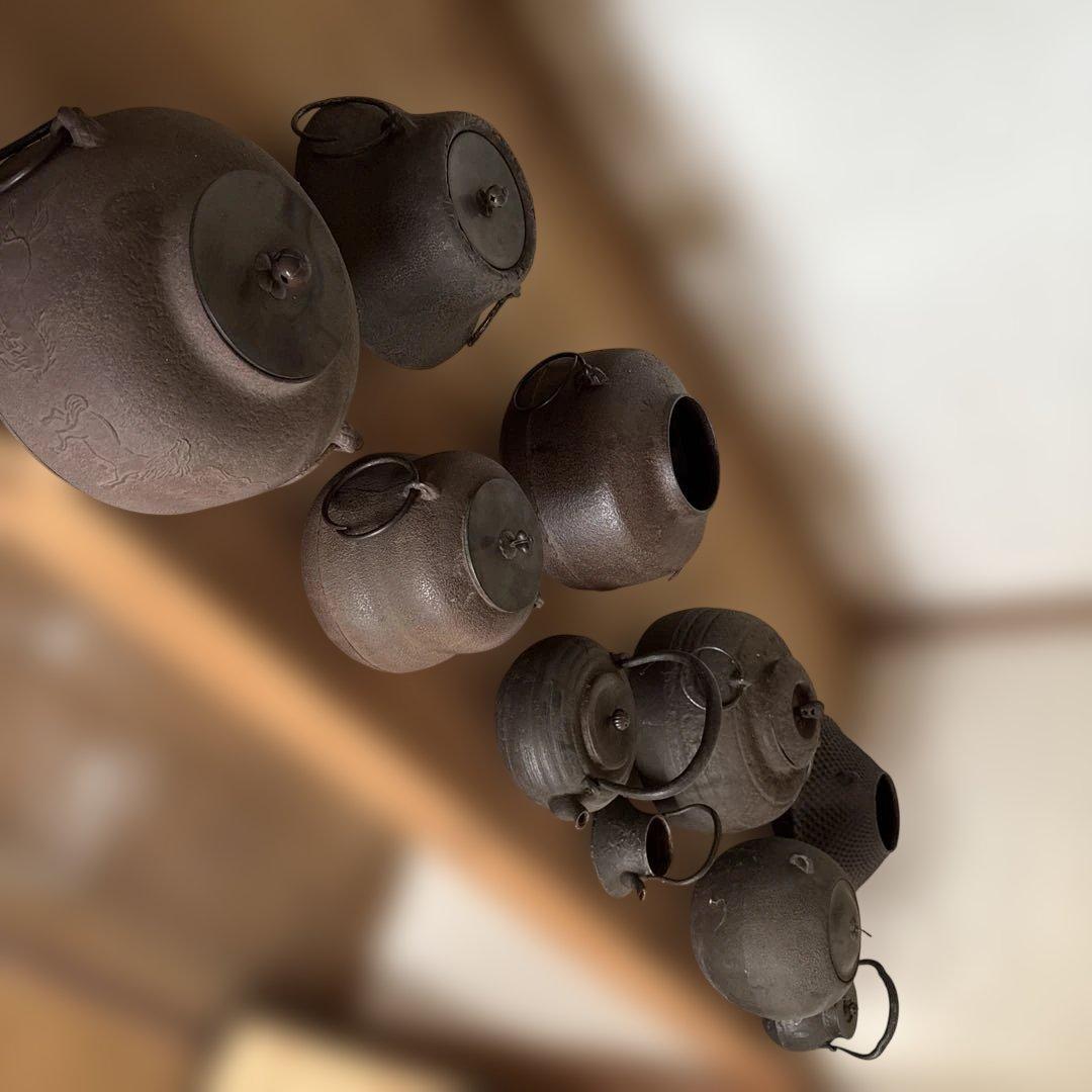 茶道　茶道具　鉄瓶　急須　まとめ売り　13点