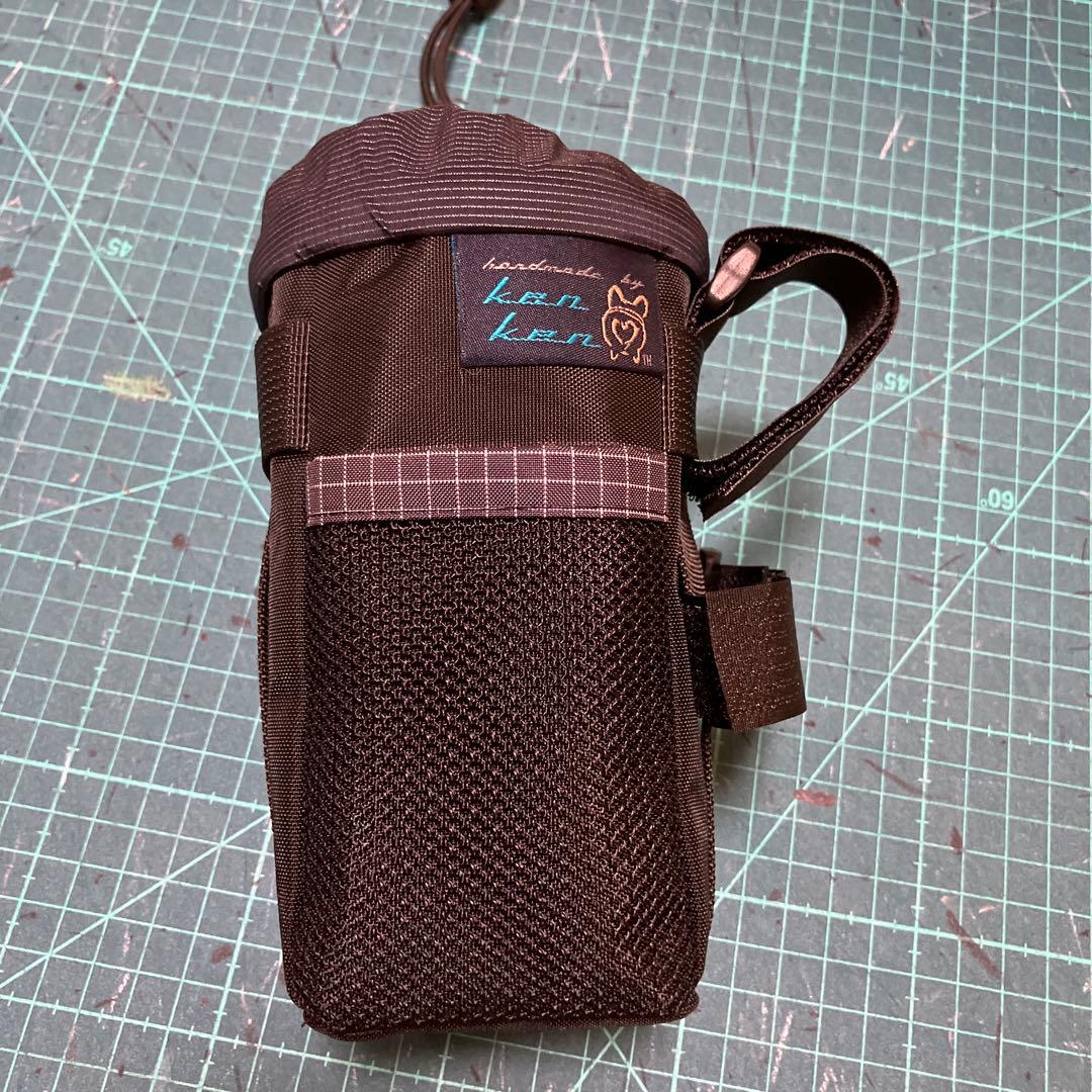 htのハンドメイドフレームバッグ+ステムポーチ