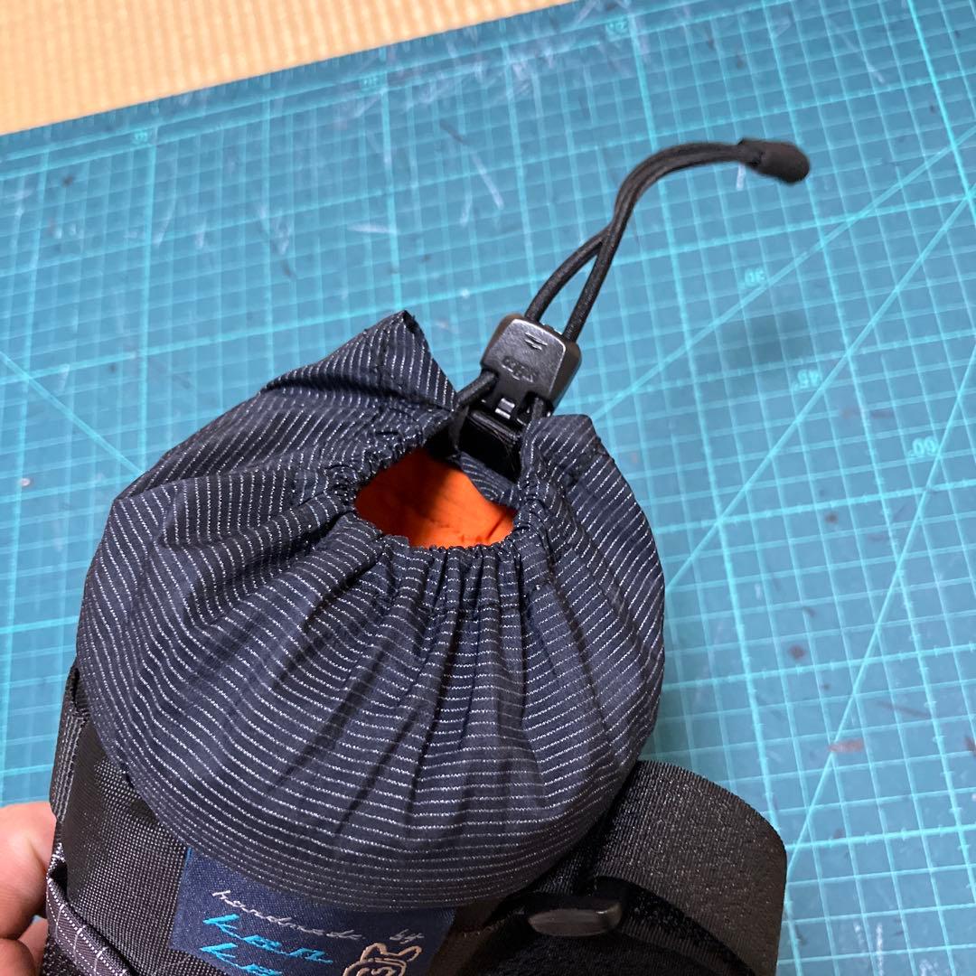 htのハンドメイドフレームバッグ+ステムポーチ