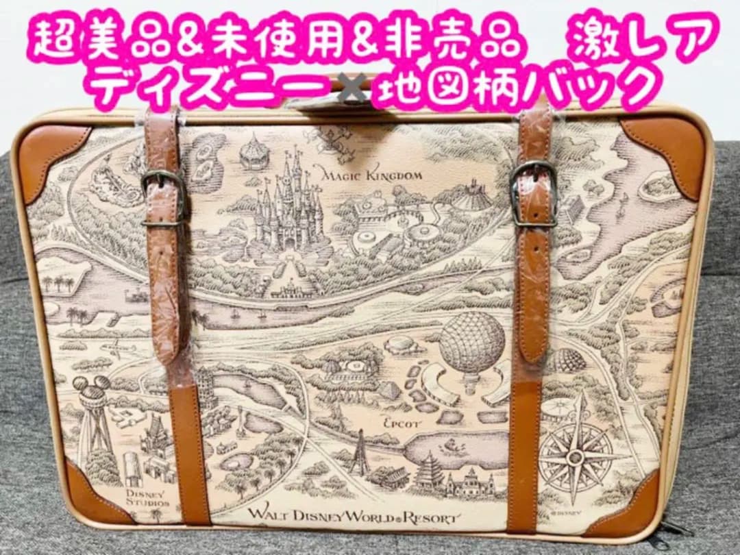 【ガッツリ最終値下げ】早い者勝ちです。 地図柄　非売品　Disney 旅行