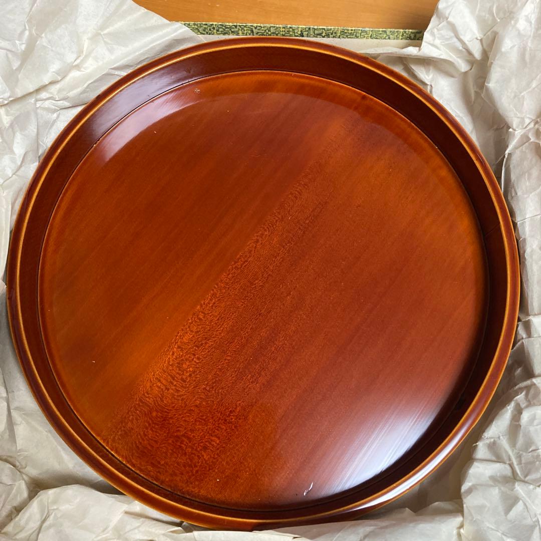 美品　未使用　飛騨春慶・宗寛盆