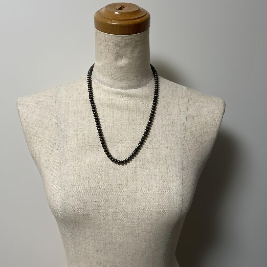 Used ナバホ族 Jan Mariano ハンドメイドビーズネックレスソロバン