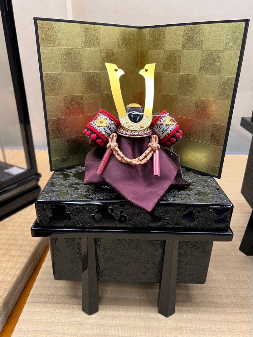 新品　五月人形 高級収納型兜飾り