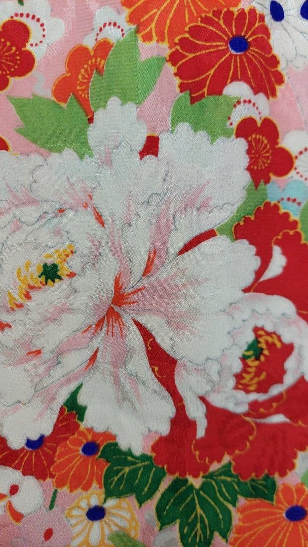 NA108アンティーク子供着物七五三正絹綺麗着丈72センチ裄丈36センチ