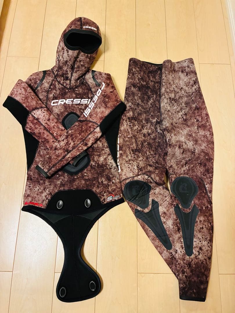 Cressi クレッシー　ウエットスーツ　5mm スピア　魚突き