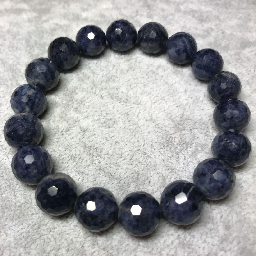 S00★特選ご奉仕★希少☆勝利を呼ぶ石【サファイア『青玉』ミラーカットブレス】❤️