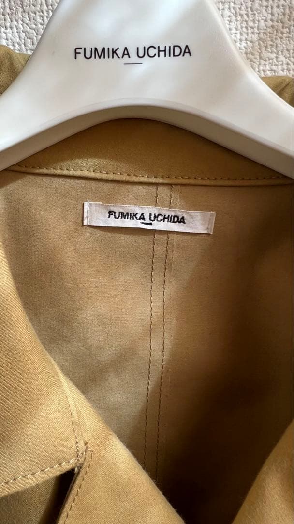 FUMIKA UCHIDA フミカウチダ ボンディングトレンチコート*36