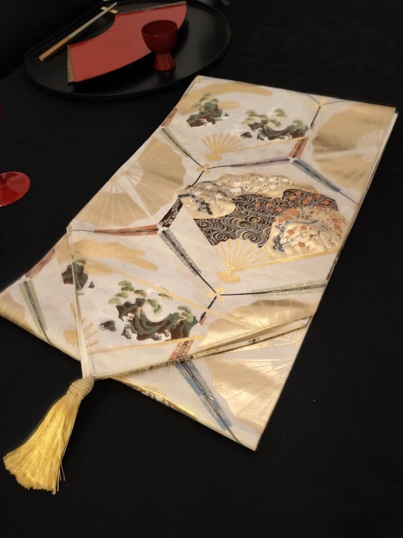 A938高級‼️逸品‼️ひな祭り‼️扇子‼️2m3cm