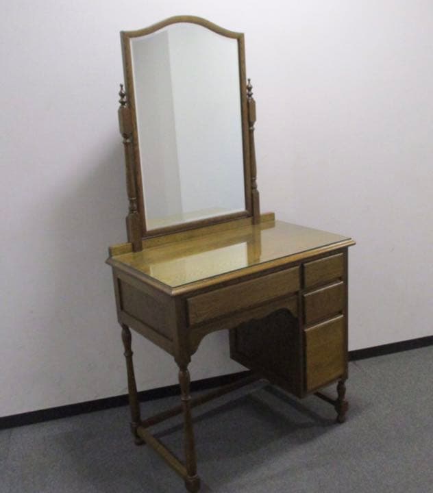 英国　アンティーク　ドレッサー　鏡台　イギリス　店舗什器　ディスプレイ