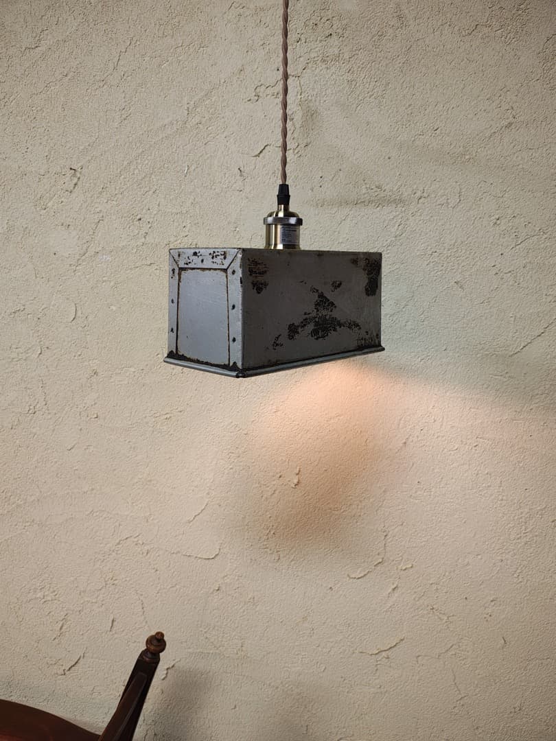 インダストリアル　シーリングライト　古道具　M0193