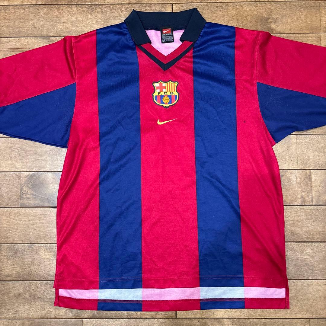 【美品】バルセロナ クライファート ユニフォーム 98-99 ナイキ M