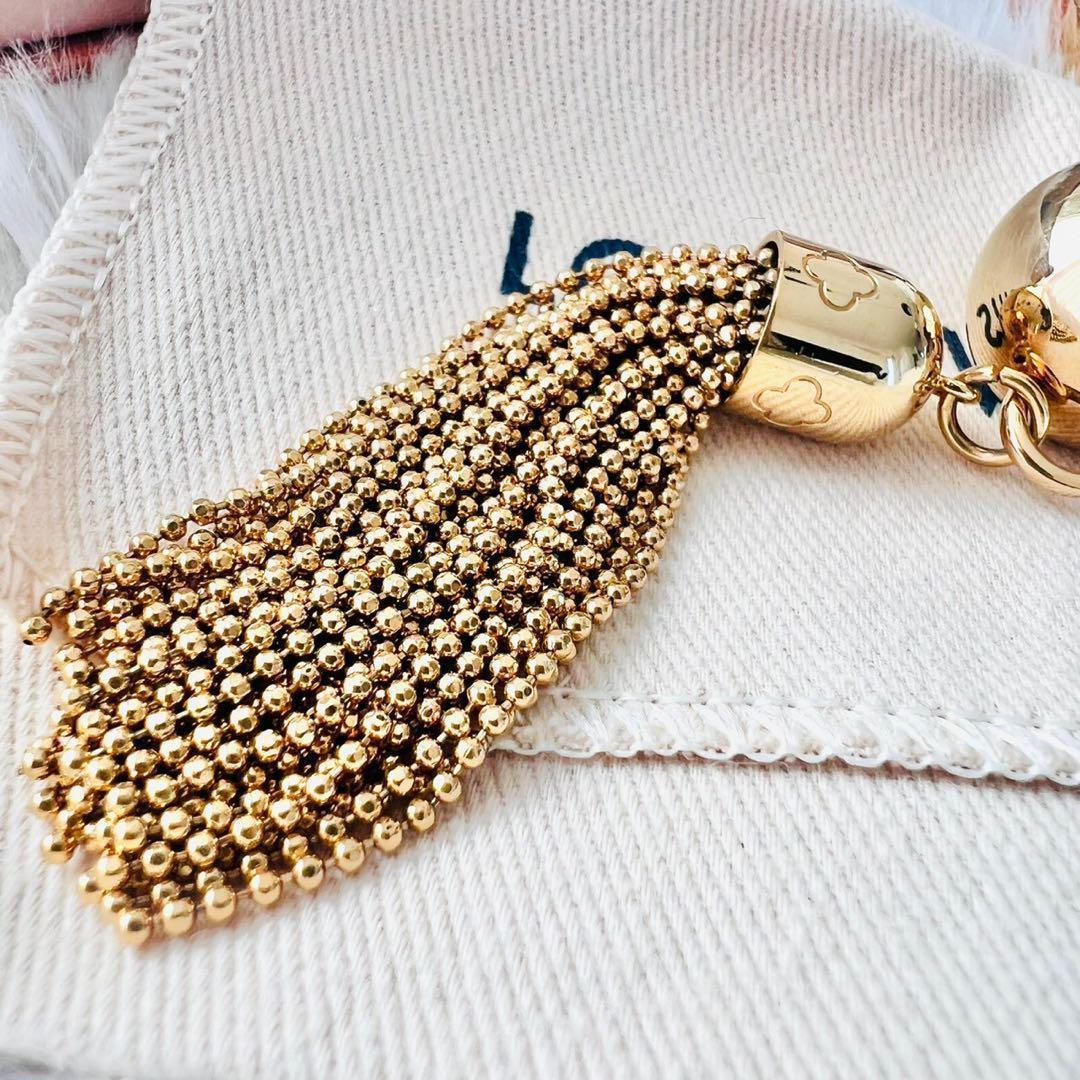 鑑定済✨極美品✨ルイヴィトン　バッグチャーム　キーホルダー　スウィング　タッセル