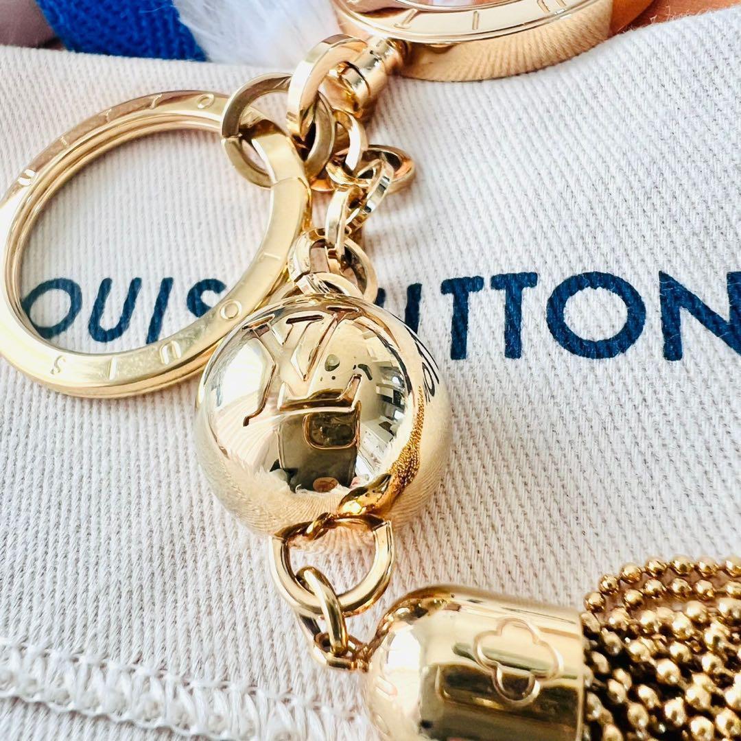 鑑定済✨極美品✨ルイヴィトン　バッグチャーム　キーホルダー　スウィング　タッセル