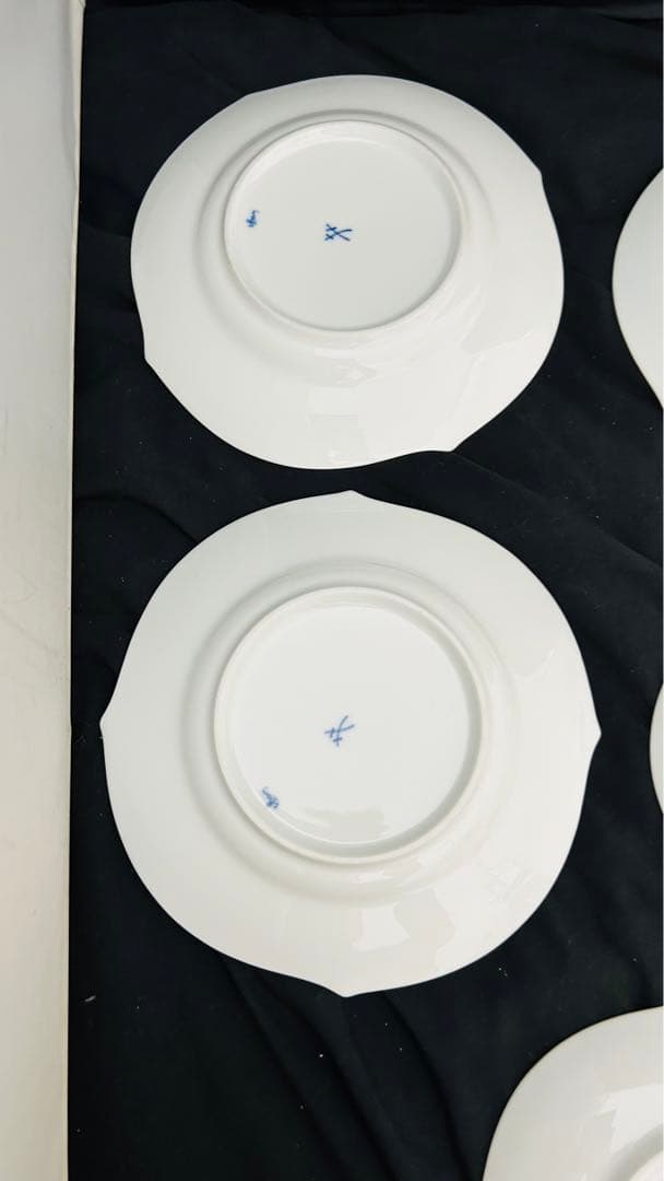 ともぴマイセン　白磁　皿　器　まとめ売り8枚　ソーサー