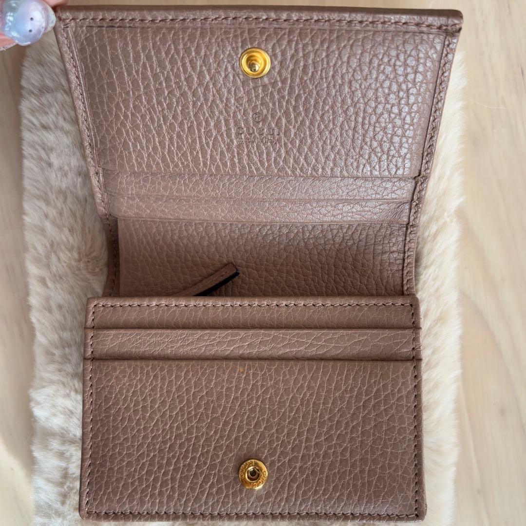 少し難有り GUCCI GG マーモント　財布　2つ折り