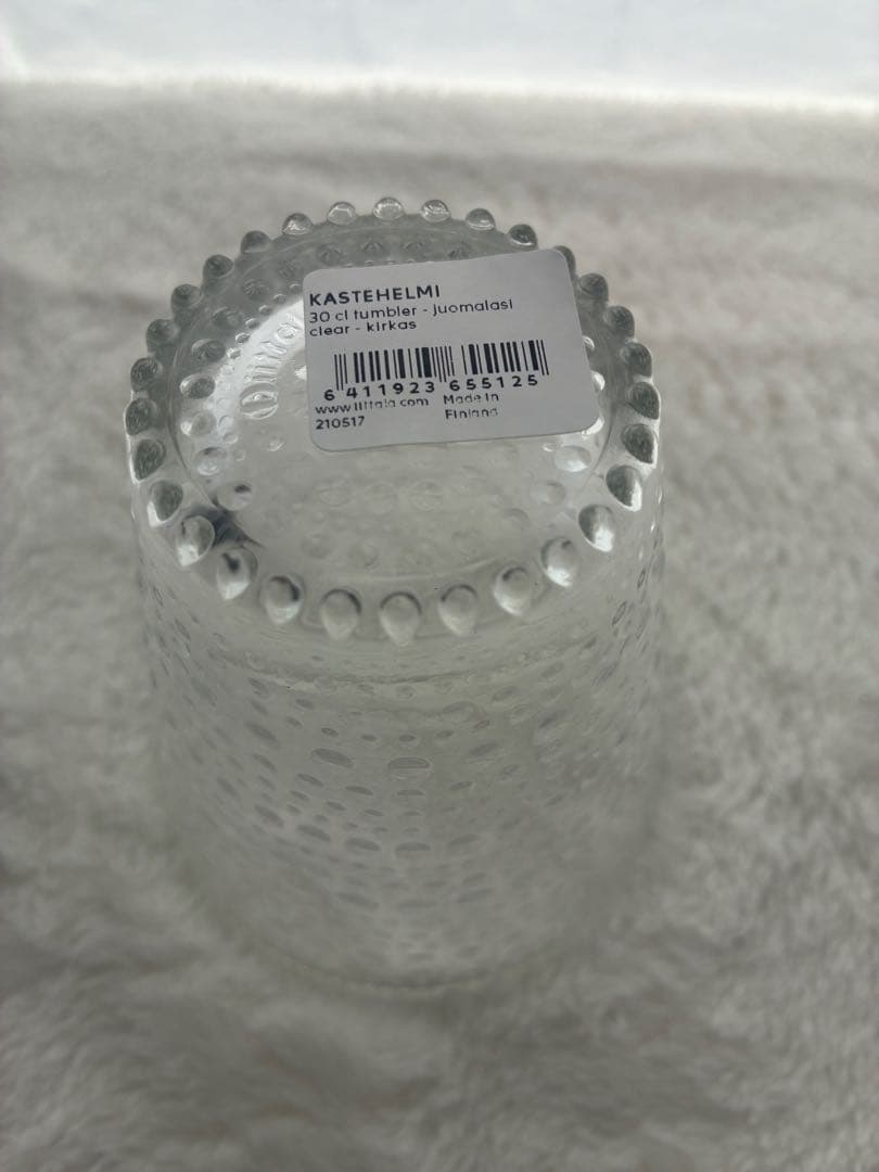 【新品】イッタラ カステヘルミ クリア 17㎝プレート2枚/タンブラー2個セット