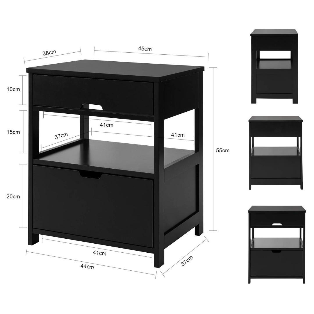 シックなデザイン ナイト シンプル サイドテーブル