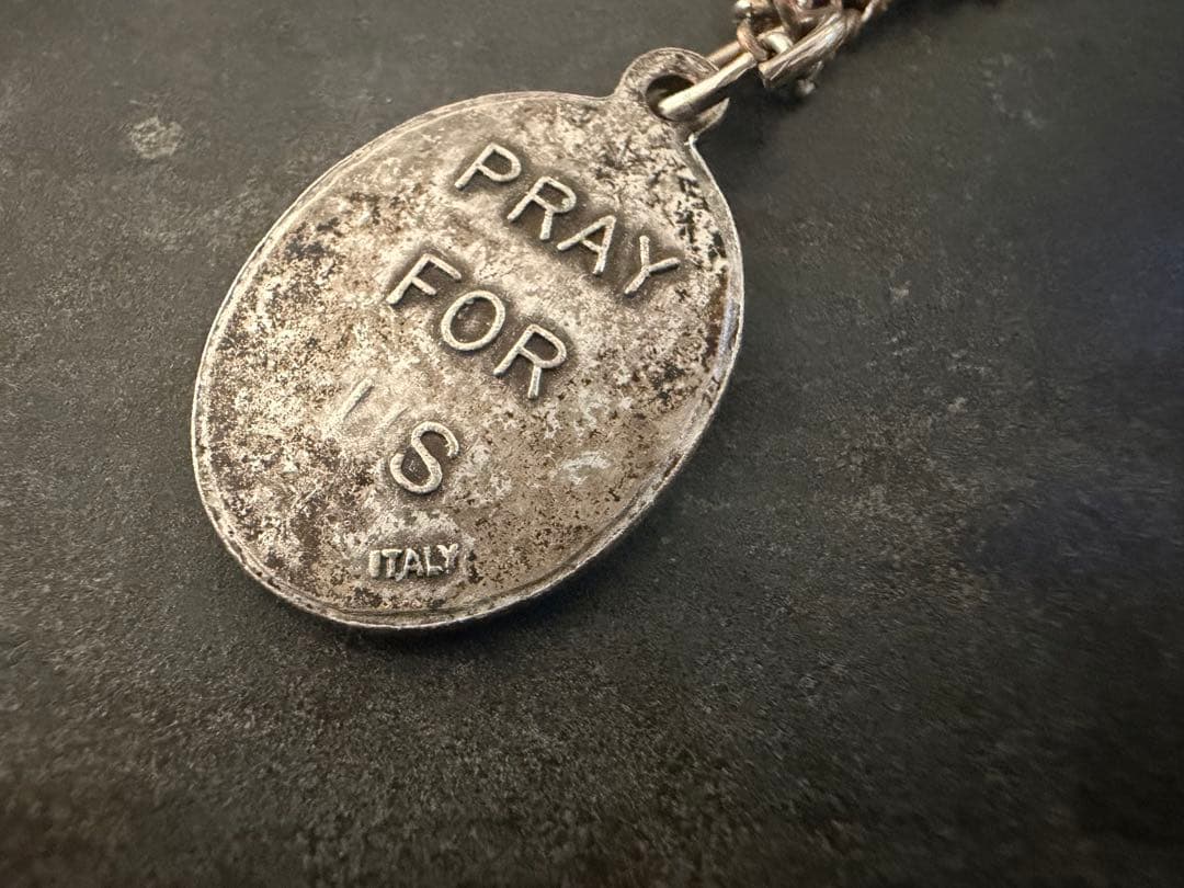 希少　激渋　ヴィンテージ　ロザリオ　アンティーク　メダイ　ネックレス