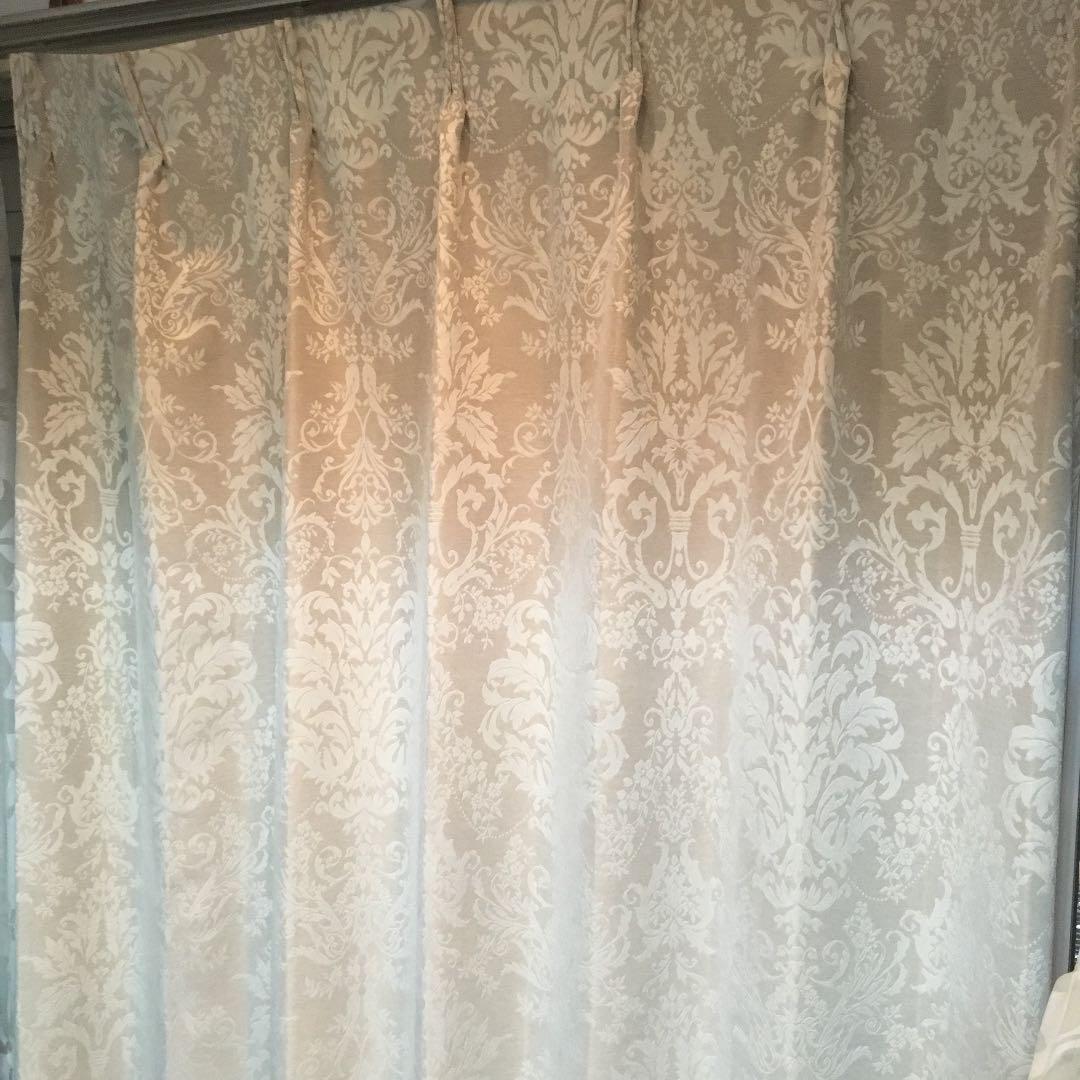 カーテン 100×178 2枚セット ベージュ