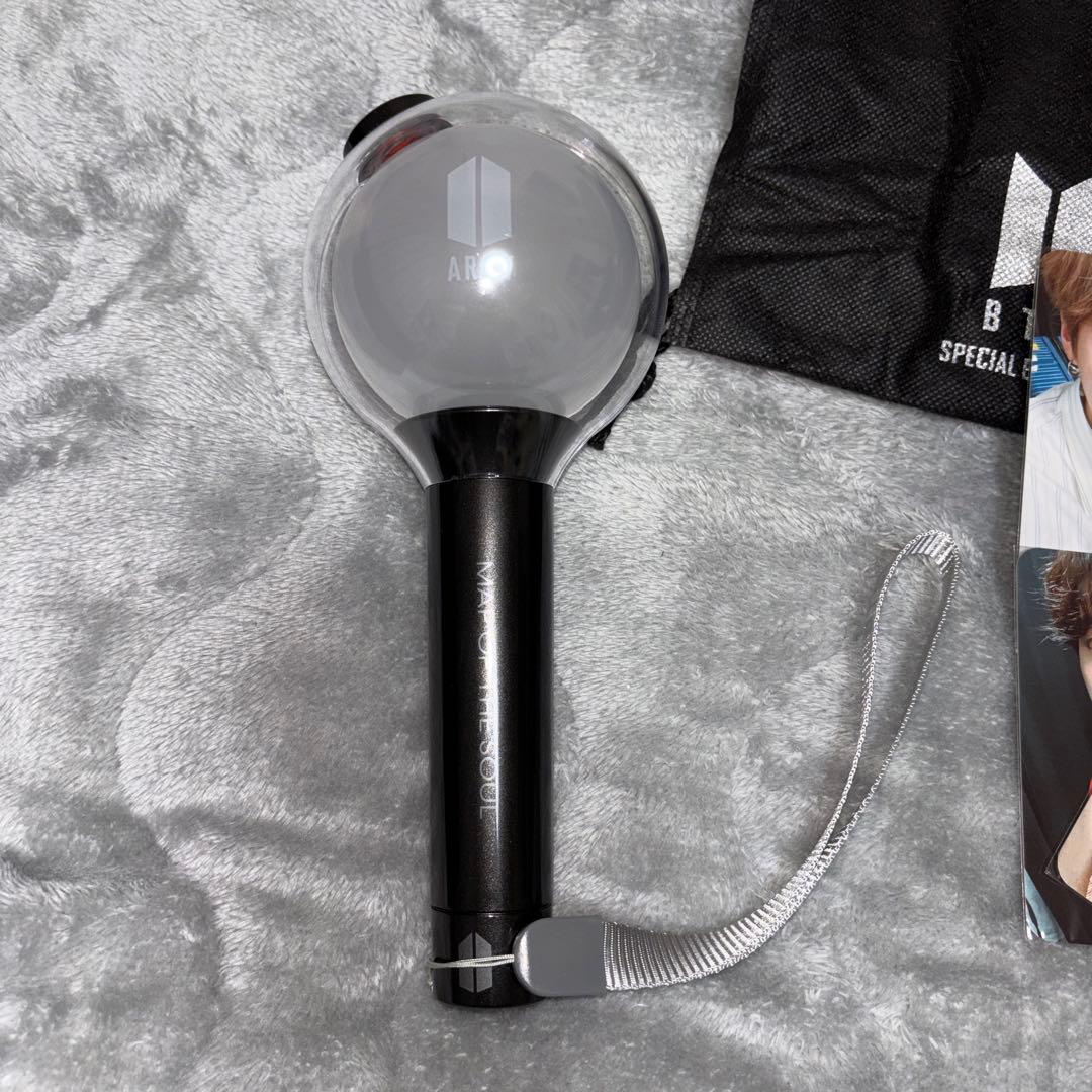 BTS ペンライト フォトカード　その他付属品全部付き