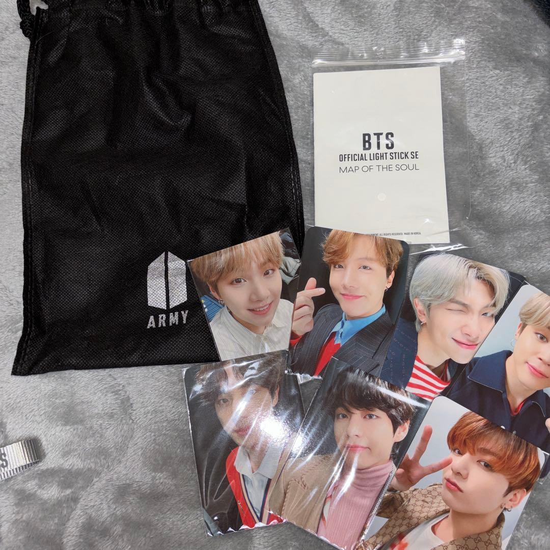 BTS ペンライト フォトカード　その他付属品全部付き