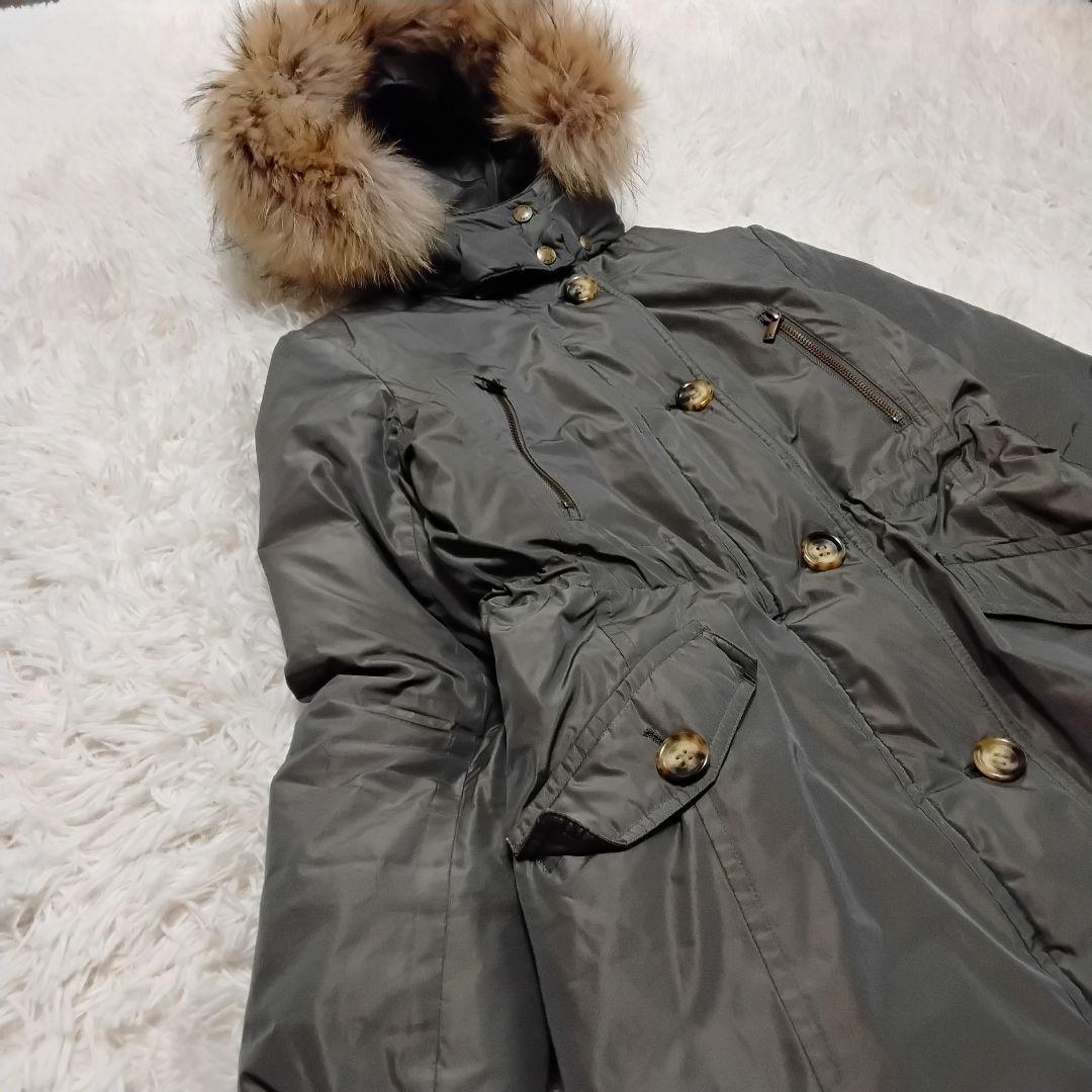 MICHEAL KORS ダウンジャケット ロング 3way　カーキ色　XL