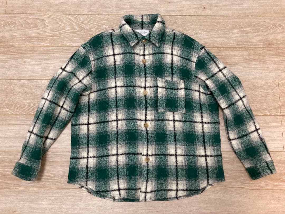 UNUSED アンユーズド WOOL CHECK SHIRT US2280 4