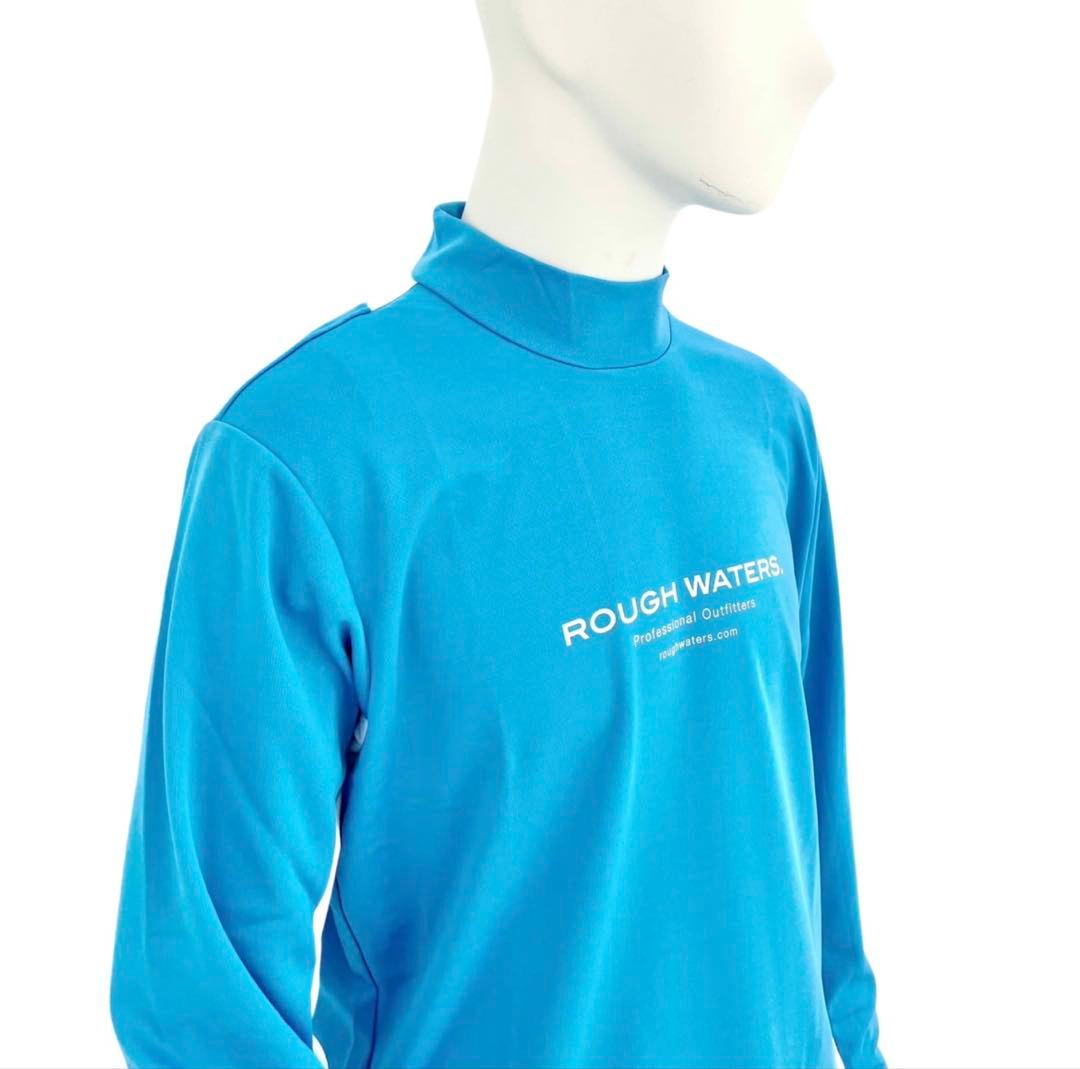 エリートグリップ　ROUGH WATERS 長袖モックネック　ブルー　LL