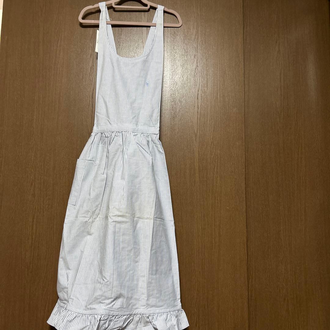 Ralph Lauren ストライプ フリルエプロン