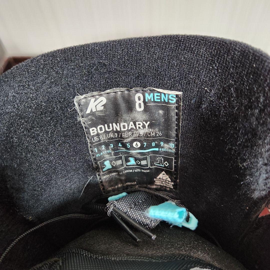 K2 BOUNDARY バウンダリー 26.0cm メンズ ボードブーツ BOA