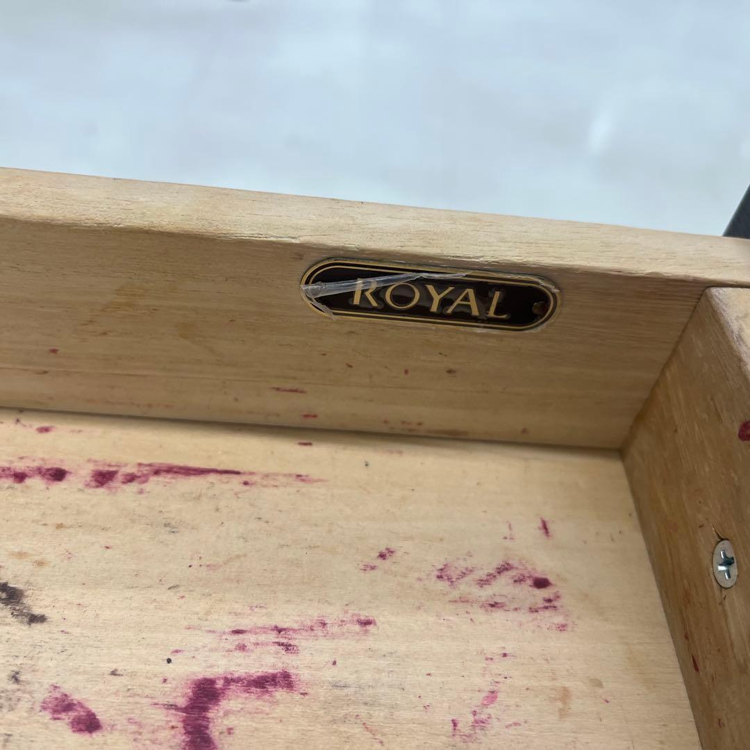 ①マルニ木工　地中海ロイヤル　引き出し付きサイドテーブル