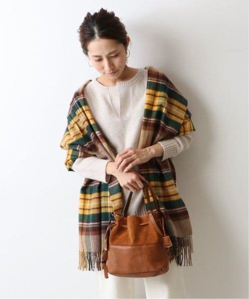 Johnstons　ジョンストンズ　カシミヤ　100％　ストール　中判