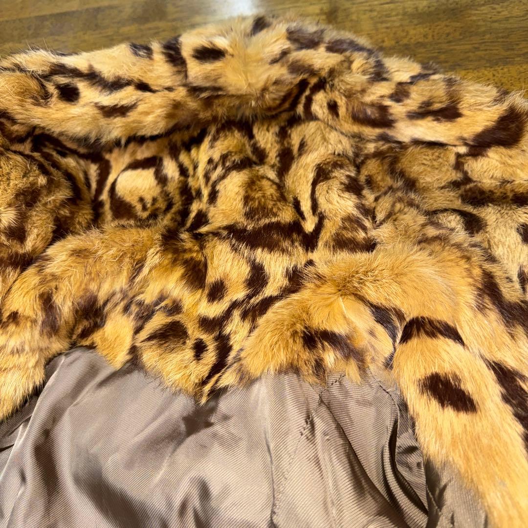 毛皮　フード付き　上着