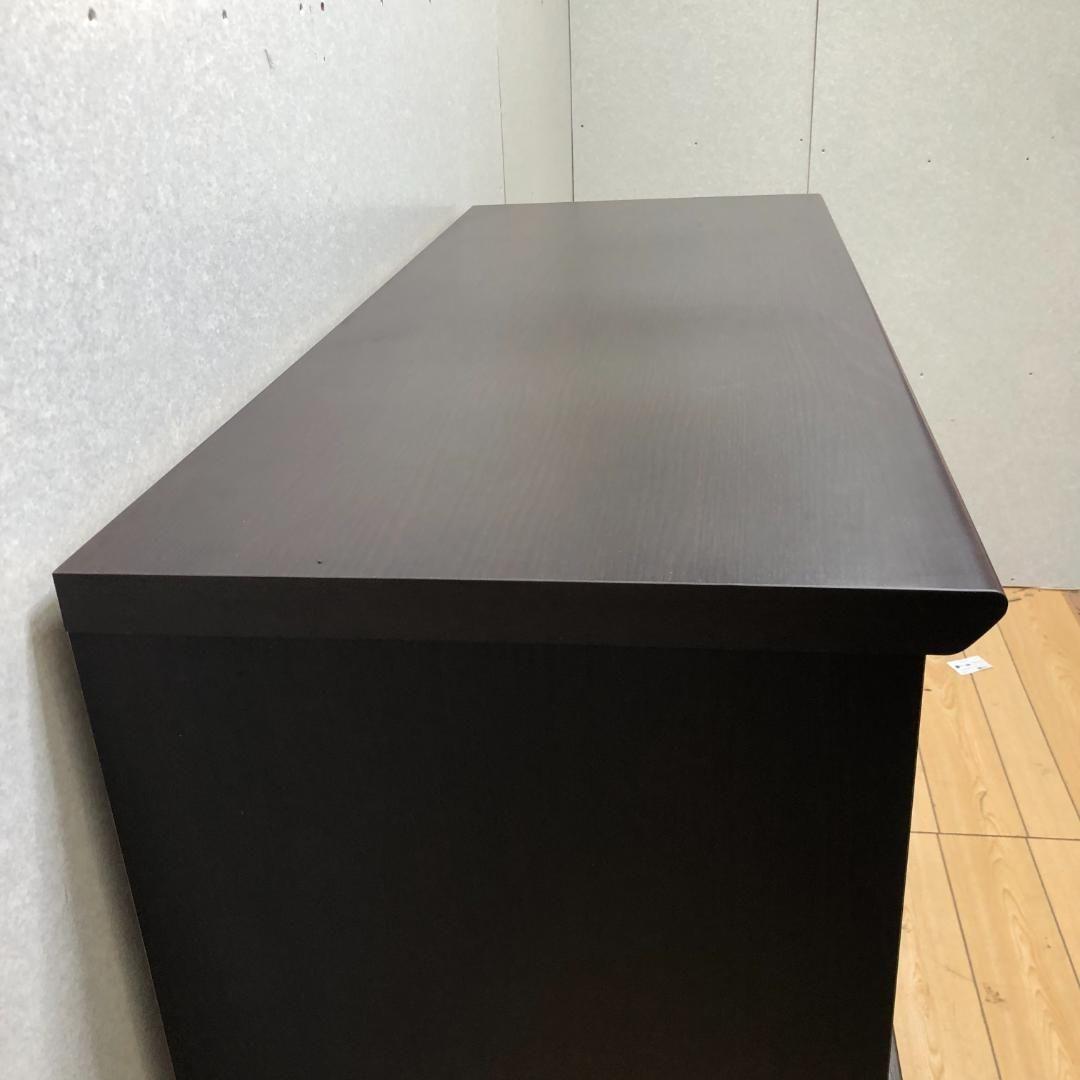 送料無料　カウンター レンジ台 収納棚 食器棚 引出　250710-3