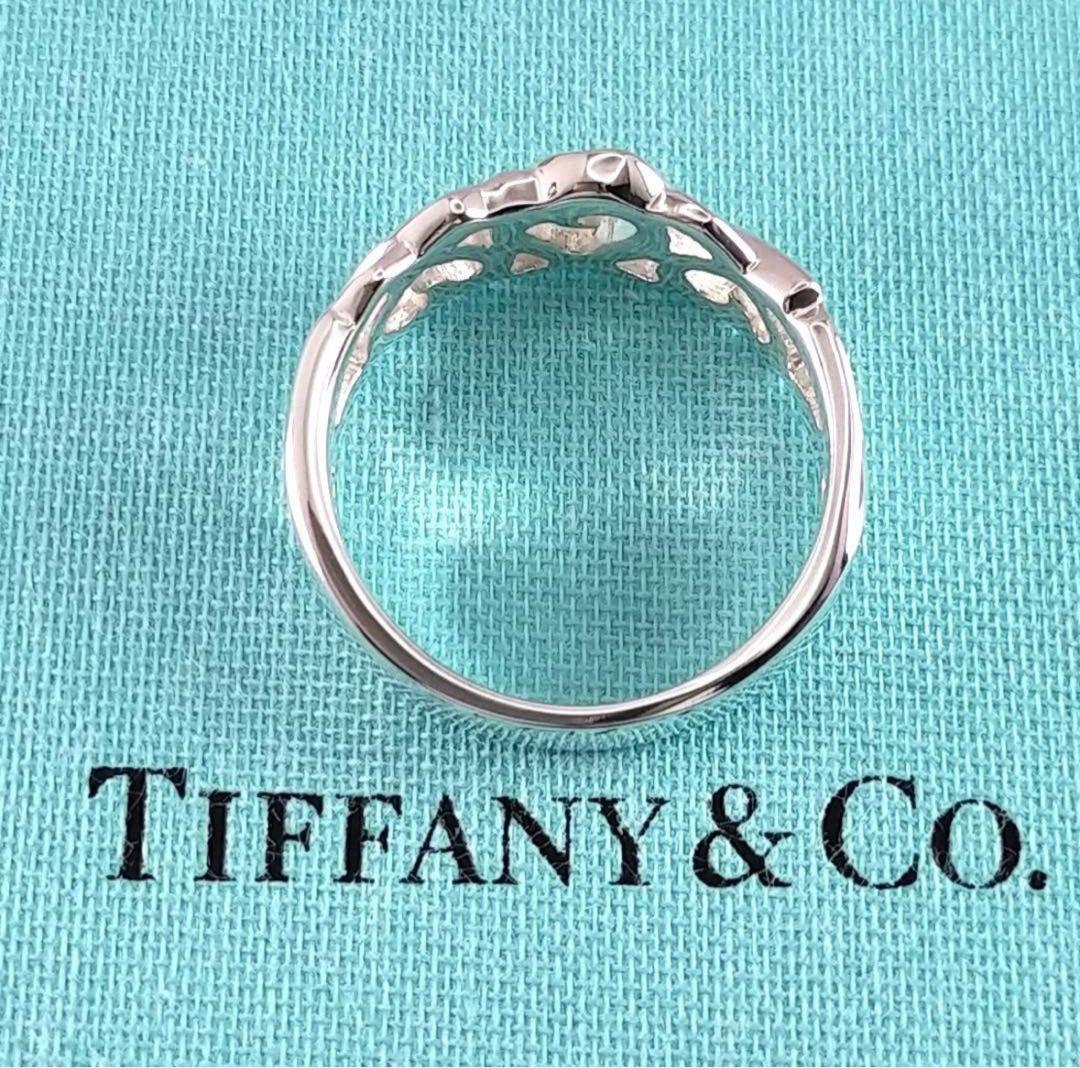 た*き様 【ティファニー】【正規品】ラビングハート　トリプル　リング　１７号　2