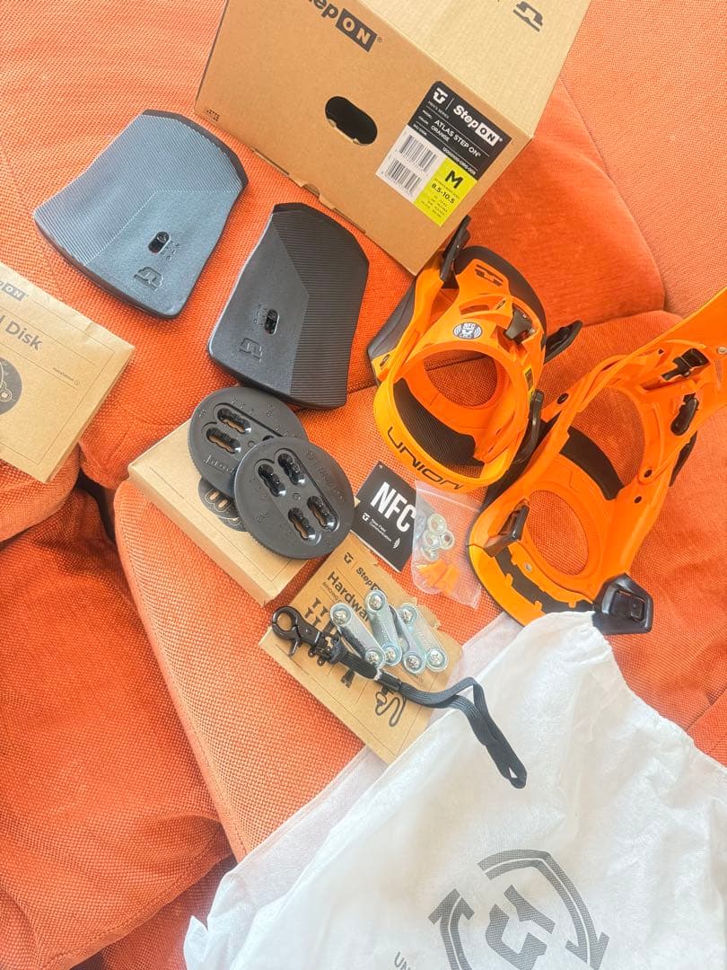 美品 UNION ATLAS STEP ON 25/26 M ステップオン