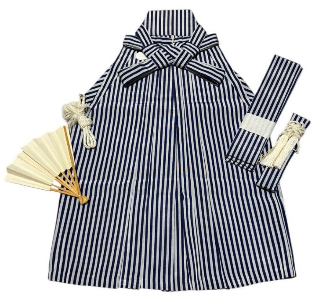 七五三　５歳男の子　羽織、着物、袴小物セット