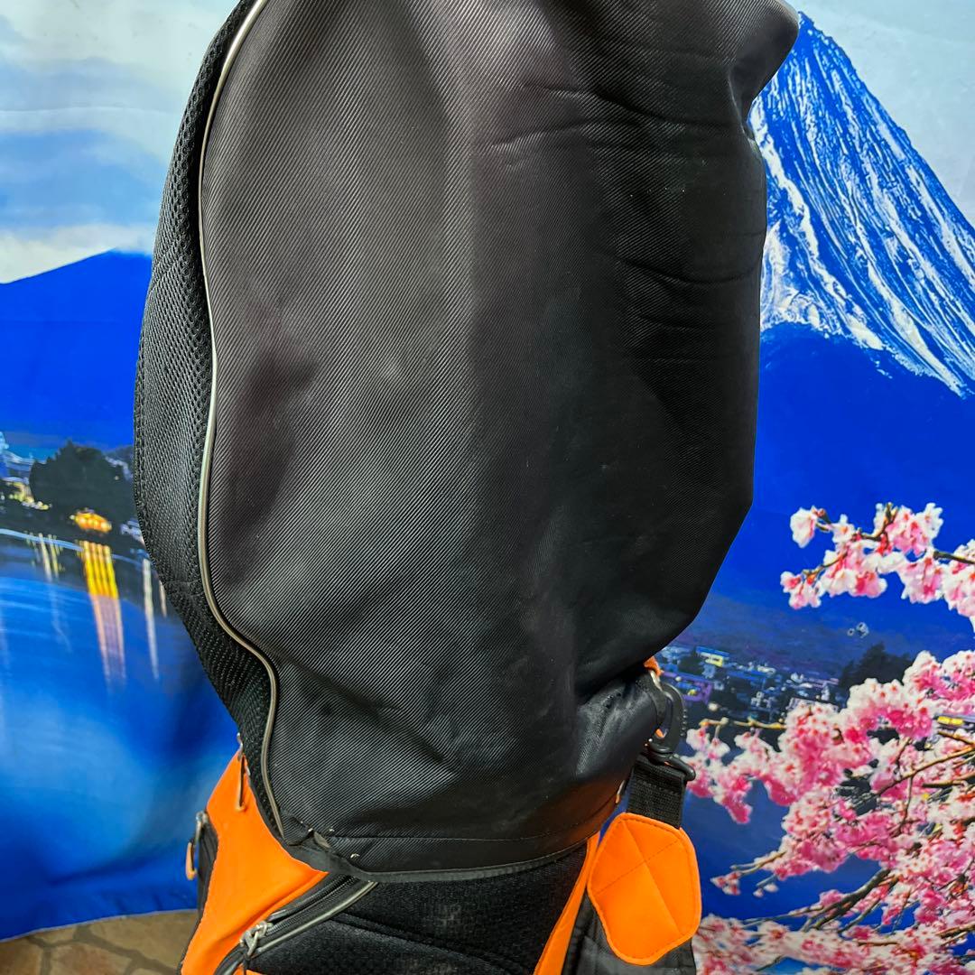 寶BT-1065 HONMA オレンジ ブラック キャディバッグ