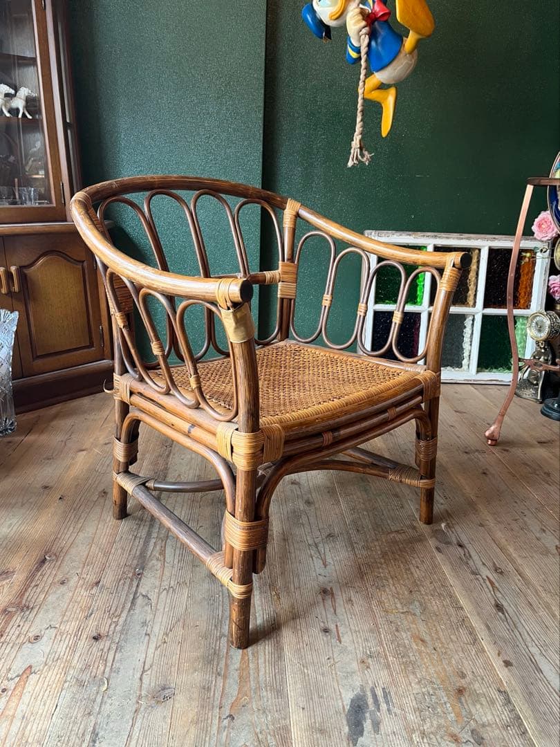 マルニ ラタン 籐 アームチェア 椅子 インテリア