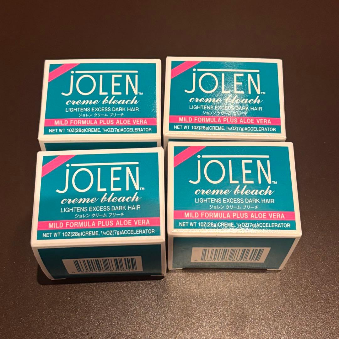【新品未使用】ジョレンクリームブリーチ〈クリーム状脱色剤〉4箱セット
