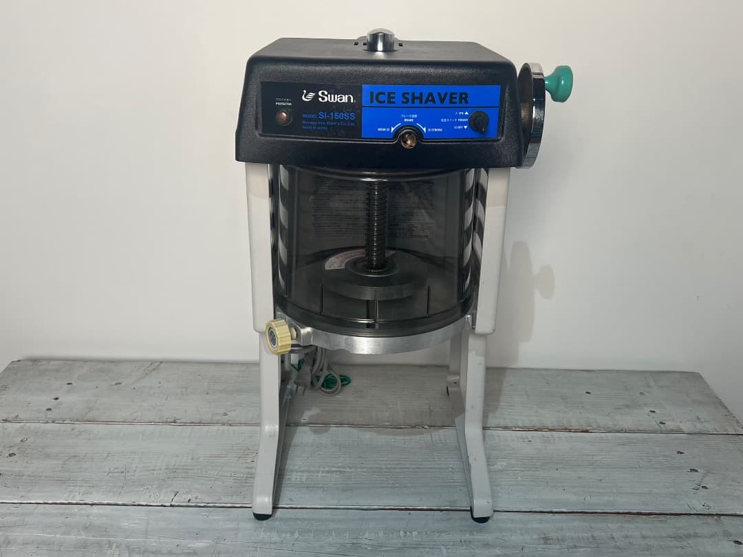 【dingo】業務用 かき氷機 Swan ICE SHAVERスワン 黒