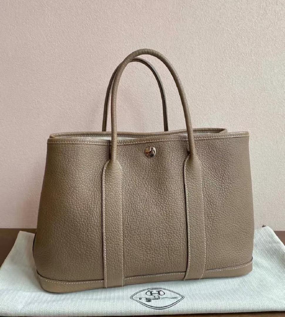 美品 エルメス ガーデンパーティーPM エトープ トートバッグ