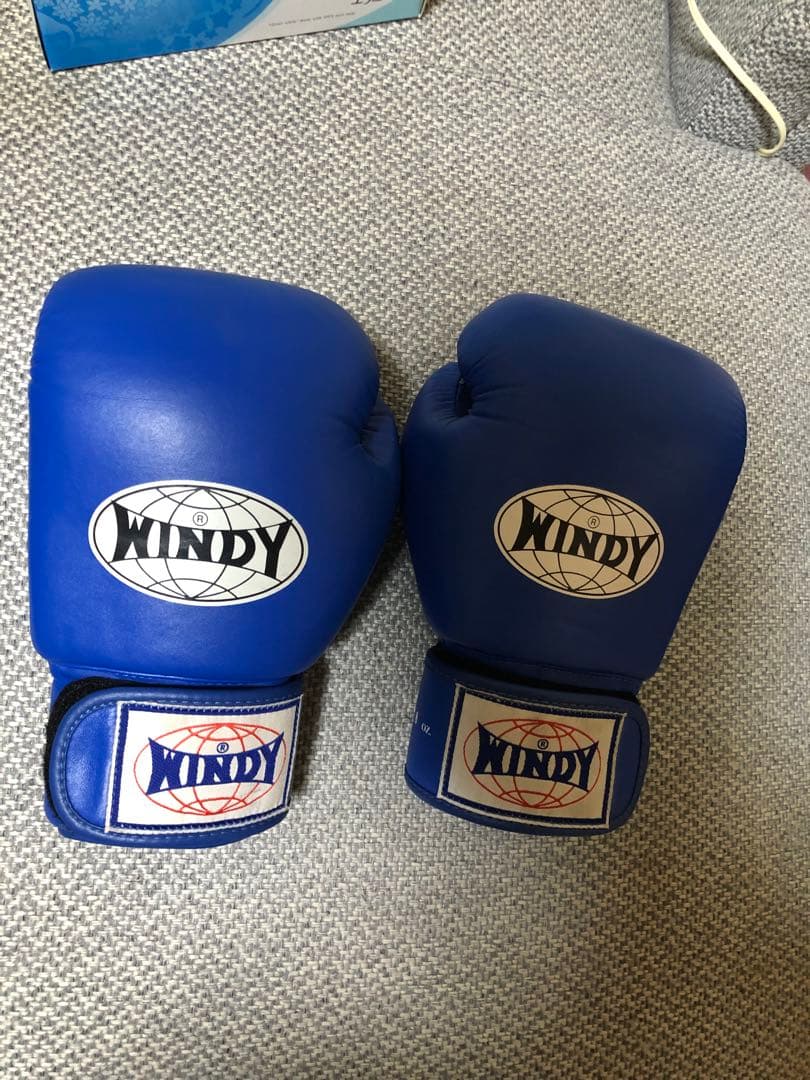 WINDY ボクシンググローブ美品8 oz 青
